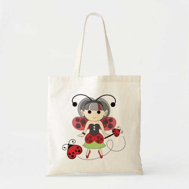 Petit sac fourre-tout mignon à Mlle Ladybug Madame (Devant)