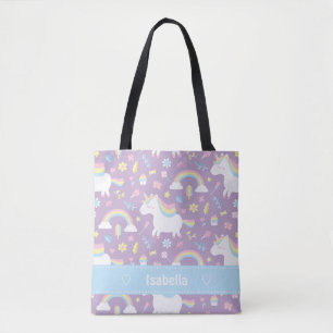 Petit sac fourre-tout mignon à motif de filles