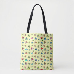 Petit Sac fourre-tout Tracteurs, Citron