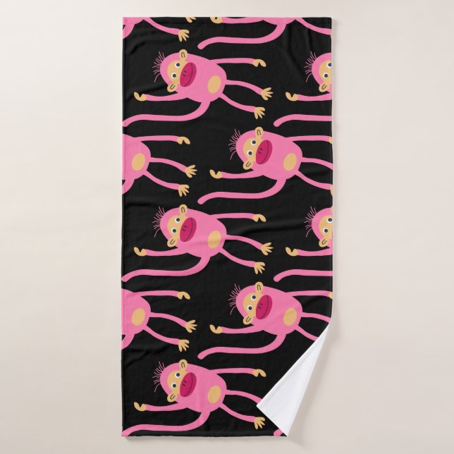 Petit Singe mignon (Serviette de bain)