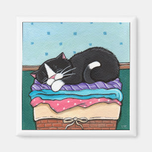 Petit somme de jour de blanchisserie - aimant de