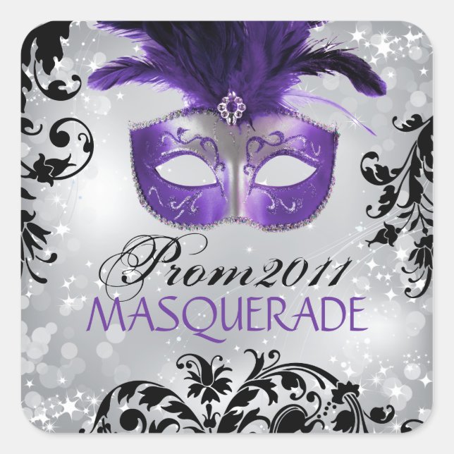 Petit - Sticker Masquerade Classique (Devant)