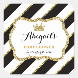 Petit Sticker Princesse, Noir, Parties scintillant