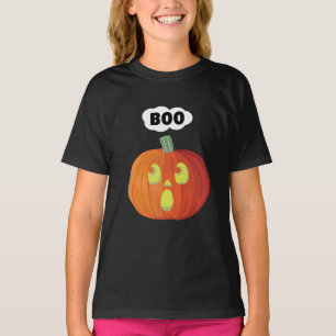 Petit T-shirt Citrouille d'Halloween