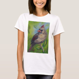 Petit T-shirt de dames d'aceo de Mlle Cardinal