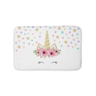 Petit tapis de bain de licorne