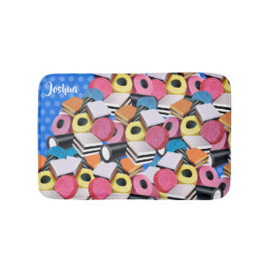 Petit tapis de bain Licorice Candy Cascade