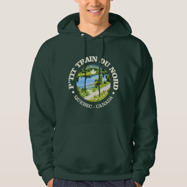 Petit Train du Nord (cycling c) Hoodie (Front)