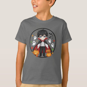 Petit Vampire Vampire Garçon Halloween T-shirt enf