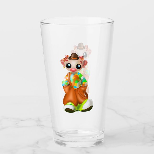 Petit verre clown (Devant)