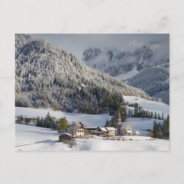 Petit village alpin dans la carte postale (Devant)
