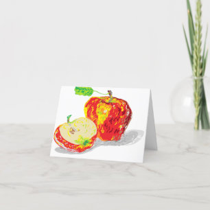 Petite, 4 po x 5,6 po Carte de note : Pommes
