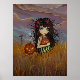 Petite affiche de fée d'Halloween