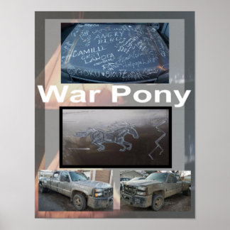 Petite affiche de War Pony