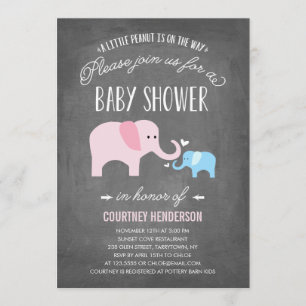 Petite arachide  Invitation Baby shower