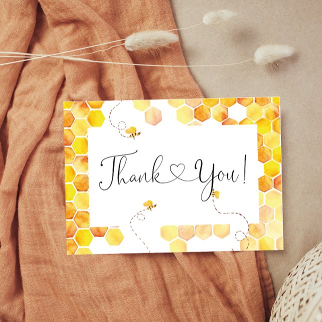 Petite baby shower d'abeilles miel cartes de remer (Créateur téléchargé)