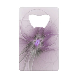 Petite Beauté Moderne Fleur d'Art Fractal Gris Mau
