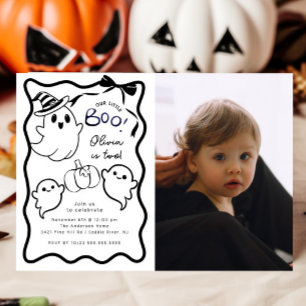 Petite Boo Anniversaire Fête Invitation