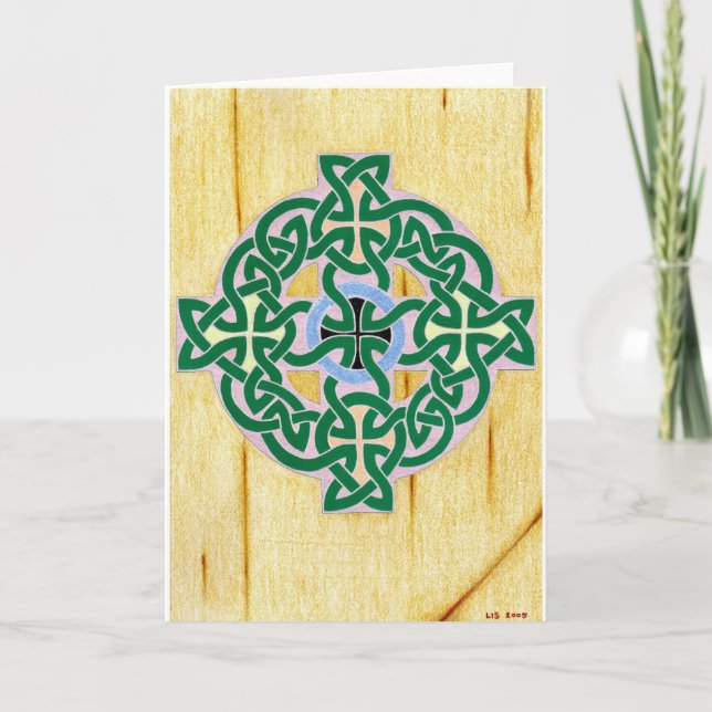 Petite carte (combinée) de croix celtique (Devant)