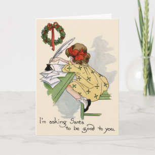 Petite carte de Joyeux Noël d'auteur