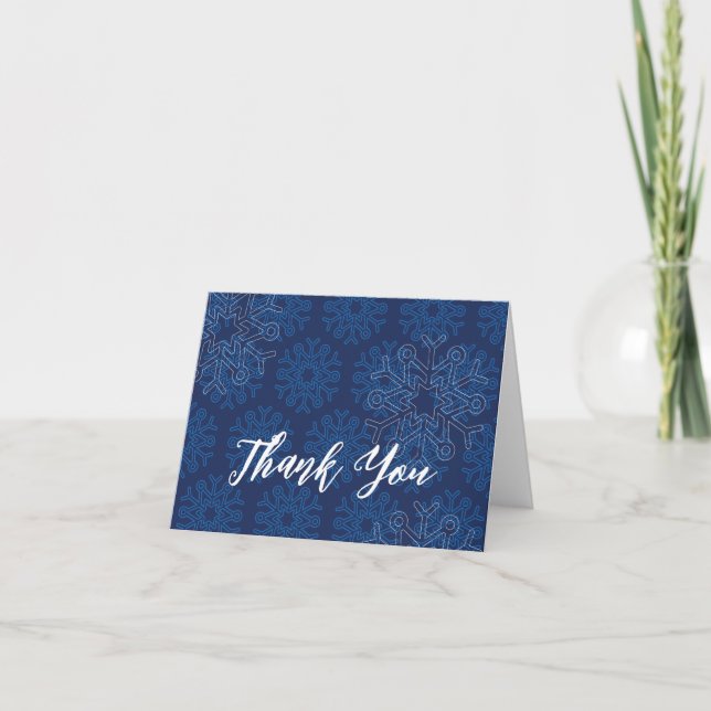 Petite Carte de remerciements pliée de 4 po x 5,6  (Devant)