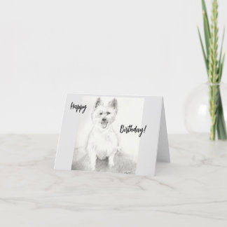 Petite carte de voeux d'anniversaire heureuse