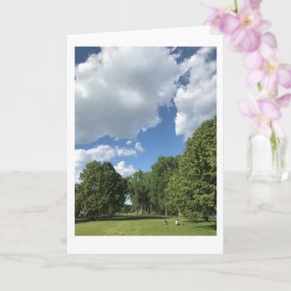 Petite carte de voeux pliée de 4 po x 5,6 po