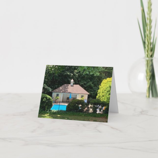 Petite carte de voeux pliée de 4 po x 5,6 po (Devant)