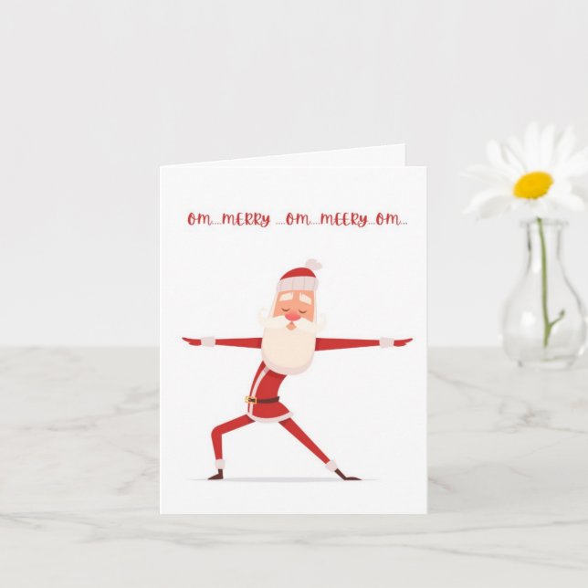 Petite carte de voeux pliée de 4 po x 5,6 po (Petite plante)