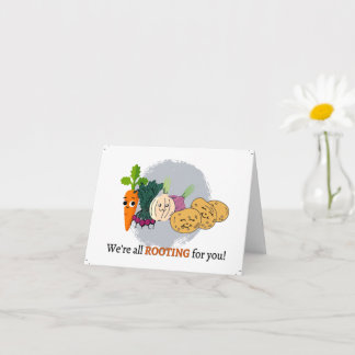 Petite carte d'encouragement pliée de 4 po x 5,6 p