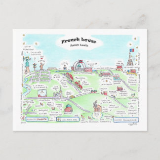 Petite carte postale française
