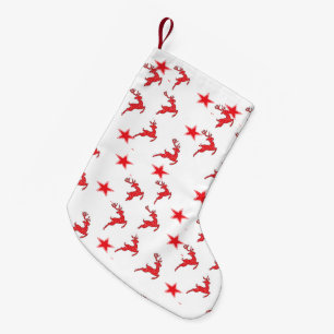 Petite Chaussette De Noël 01 Reindeer Stars Stockings