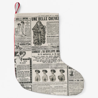 Petite Chaussette De Noël 1919 Paris Mode : Page de journaux anciens