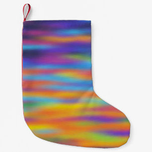 Petite Chaussette De Noël Abstrait Desert Sunset Sky Artwork