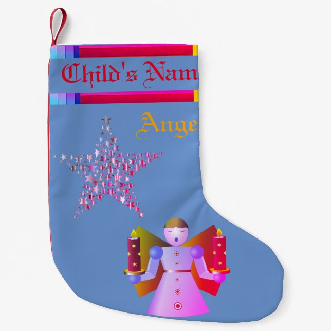 Petite Chaussette De Noël Angel Stocking (Devant)