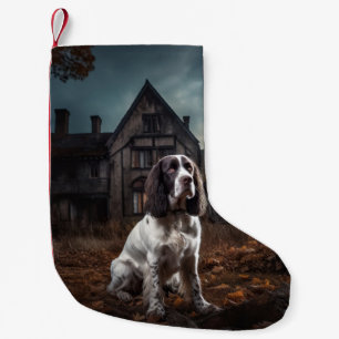 Petite Chaussette De Noël Anglais Springer espagnol Halloween effroi