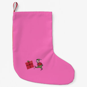 Petite Chaussette De Noël Angry Elf Noël bas petit