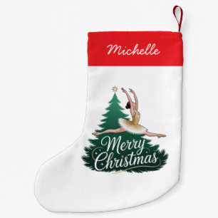 Petite Chaussette De Noël Arbre de Noël Ballerine Personnalisé Tendance