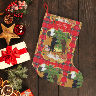 Petite Chaussette De Noël Arbre de Noël de labrador retriever