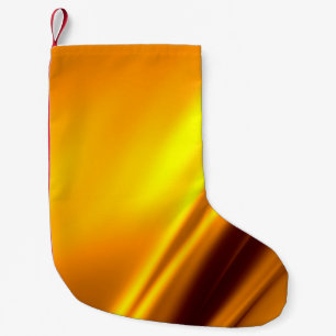 Petite Chaussette De Noël Arrière - plan abstrait d'agitation d'or