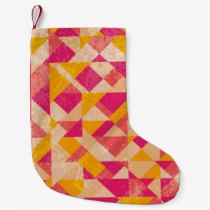 Petite Chaussette De Noël Arrière - plan de néon or, effets de lumière color