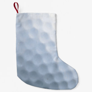 Petite Chaussette De Noël Arrière - plan Motif d'impression de balle de golf