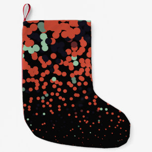 Petite Chaussette De Noël Arrière - plan vintage géométrique et coloré. ha A