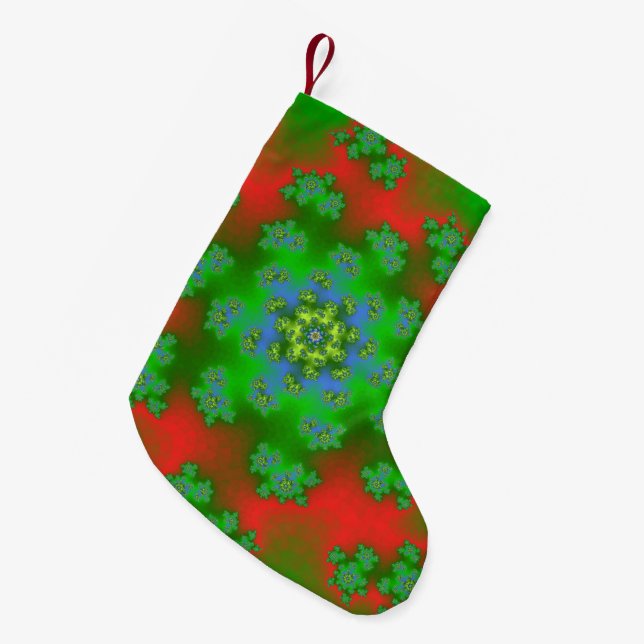 Petite Chaussette De Noël Arrosage floral de Noël (Devant (Accrochage))