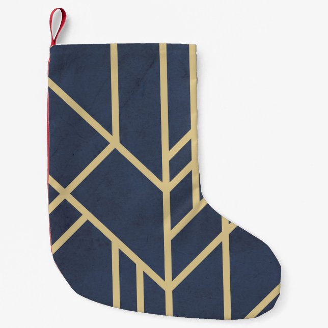 Petite Chaussette De Noël Art deco design (Devant)