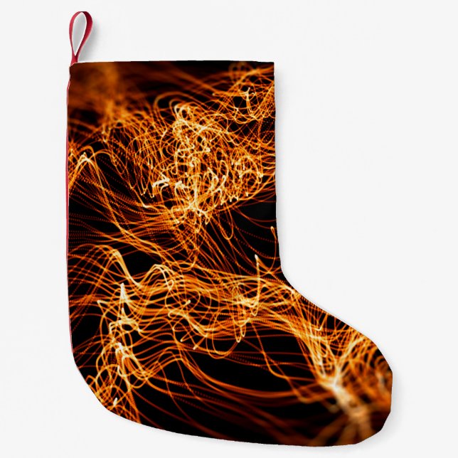Petite Chaussette De Noël aurifère Abstrait (Devant)