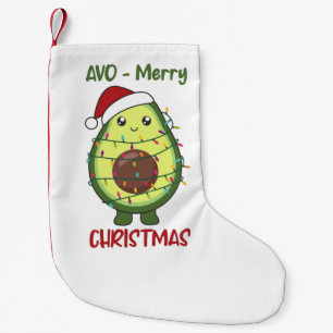 Petite Chaussette De Noël Avocado illuminations de Noël Amusant Avocados Adu