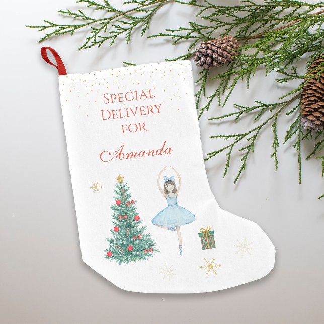 Petite Chaussette De Noël Ballerina (Créateur téléchargé)