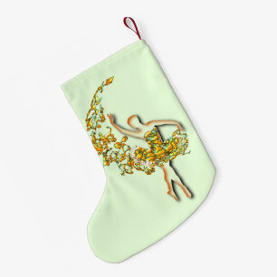 Petite Chaussette De Noël Ballet Danseuse Fille Noël Stocking