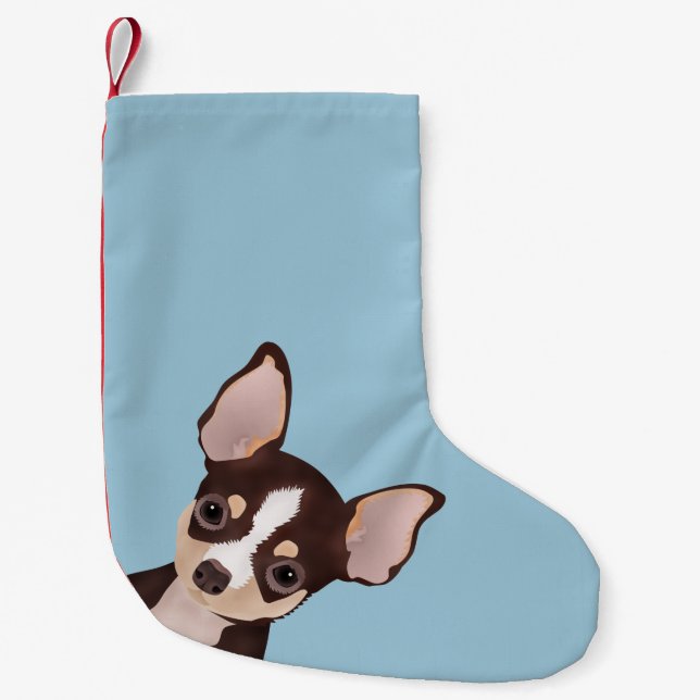 Petite Chaussette De Noël Bande dessinée de chiwawa (Devant)
